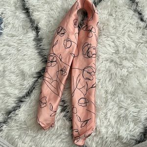Floral hair scarf